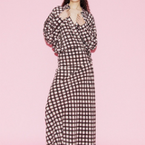 Silk Laundry CDC Cross Over Shirt - Luna Gingham