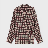 Silk Laundry CDC Cross Over Shirt - Luna Gingham