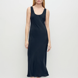 Silk Laundry CDC Scoop Neck Dress - Black