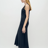 Silk Laundry CDC Scoop Neck Dress - Black
