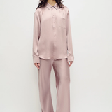 Silk Laundry Hammered Boyfriend Shirt - Lasso