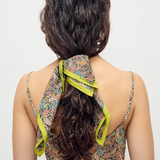Silk Laundry Twill Scarf - Sugar Floral