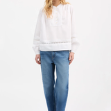 Skall Leaf Shirt - Optic White