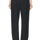 St. Agni Tailored Pleat Pant - Black