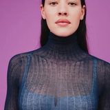 Standard Issue Cotton Tulle Skivvy - Navy