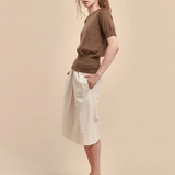Standard Issue Merino High Rib T-shirt - Truffle