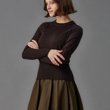 Standard Issue Merino Long Rib Sweater - Umber