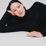 Standard Issue Merino Tulle Skivvy - Black