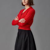 Standard Issue Merino V Neck Cardigan - Ribbon