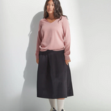 Standard Issue Merino V Neck Slouchy - Coral