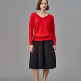 Standard Issue Merino V Neck Slouchy - Ribbon