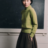 Standard Issue Okewa Crop Funnel Neck - Herb