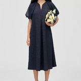 Stine Goya Ballon Sleeve Midi Dress - Garden Relief