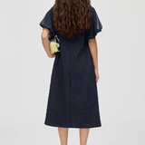 Stine Goya Ballon Sleeve Midi Dress - Garden Relief