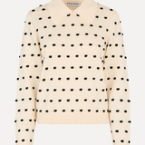 Stine Goya Bobble Polo Collar Sweater - Sunlight Bobbles