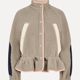 Stine Goya Dropped Shouldered Gathered Jacket - Flint Grey