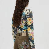 Stine Goya Elastic Long Sleeve Top - Echoes In Flowers
