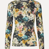 Stine Goya Elastic Long Sleeve Top - Echoes In Flowers