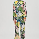 Stine Goya Elasticated Long Pants - Flowers Under The Sun