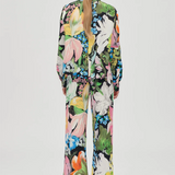 Stine Goya Elasticated Long Pants - Flowers Under The Sun
