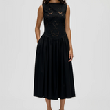 Stine Goya Embroidered Midi Dress - Broderie Anglaise