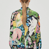 Stine Goya Gathered Long Sleeve Top - Flowers Under The Sun