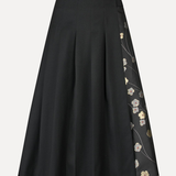 Stine Goya Hybrid Pleated Midi Skirt - Bouquet In Pieces