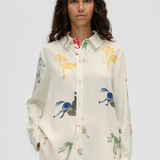 Stine Goya Long Sleeve Shirt - Horses