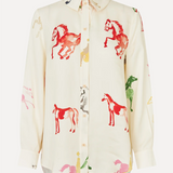 Stine Goya Long Sleeve Shirt - Horses