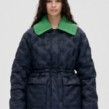 Stine Goya Padded Jacket - Navy Polka