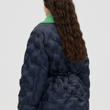 Stine Goya Padded Jacket - Navy Polka
