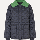 Stine Goya Padded Jacket - Navy Polka