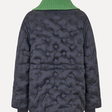 Stine Goya Padded Jacket - Navy Polka