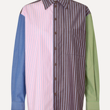 Stine Goya Pocket Oversized Shirt - Multistripes Mix
