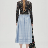 Stine Goya Romantic Midi Skirt - Brunnera Blue