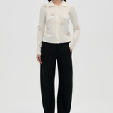 Stine Goya Sharp Pleat Pants - Black