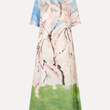 Stine Goya Short Sleeve Midi Dress - Cherry Blossom