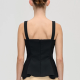 Stine Goya Sleeveless Fitted Waist Top - Black