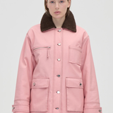 Stine Goya Workwear Boxy Jacket - Haze Pink