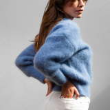 Surprise Jane Mohair Sweater - Blue