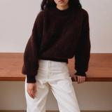 Surprise Jane Mohair Sweater - Chocolate