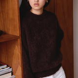 Surprise Jane Mohair Sweater - Chocolate