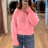Surprise Jane Mohair Sweater - Light Pink