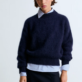 Surprise Jane Mohair Sweater - Navy