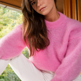 Surprise Jane Mohair Sweater - Pink
