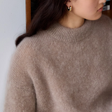 Surprise Jane Mohair Sweater - Taupe