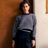 Surprise Lala Pullover - Chocolate/Blue pre order