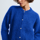 Surprise Olivia Mohair Cardigan - Bleu Electrique