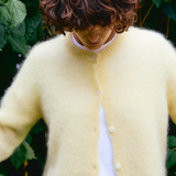 Surprise Olivia Mohair Cardigan - Jaune clair