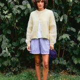 Surprise Olivia Mohair Cardigan - Jaune clair